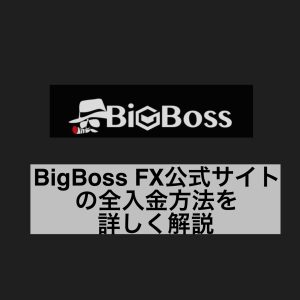 BigBoss FX公式サイトの全入金方法を詳しく解説